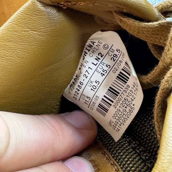 Size 11.5 Nike Air Force 1 Insideout Low Mapple Brown Mens Sneaker‎ 312486-271 - Picture 9 of 11